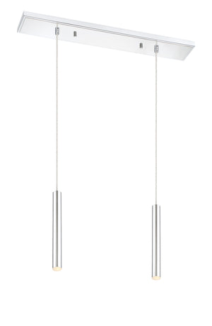 Forest 2 Light Island/Billiard in Chrome Finish