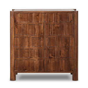 Ezri Bar Cabinet - Cocoa Oak