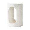 Samson End Table In Textured Lunar Concrete