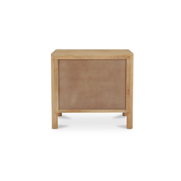 Moe's Fulton Natural Mango Wood Nightstand
