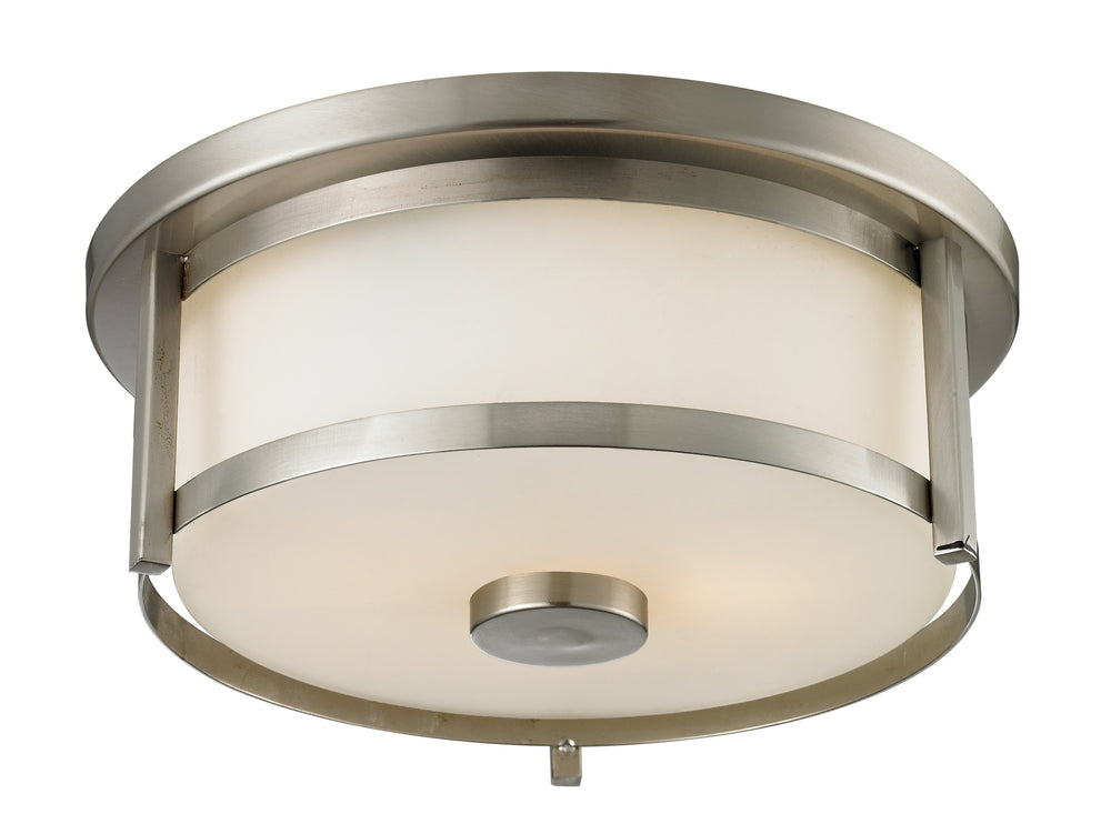 Savannah 2 Light Flush Mount in Brushed Nickel Finish