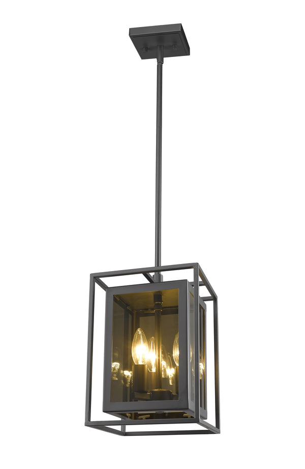 Infinity 3 Light Mini Pendant in Misty Charcoal Finish
