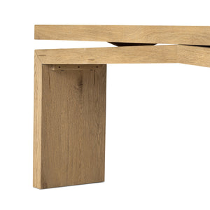 Matthes Console Table - 79" - Worn Oak Veneer