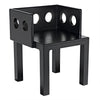 Elton Mahogany Chair in Hand-Rubbed Black Finish
