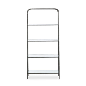 Swinton Bookcase - Hammered Gunmetal