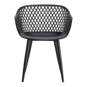 Piazza Outdoor Chair Black - Set of 2