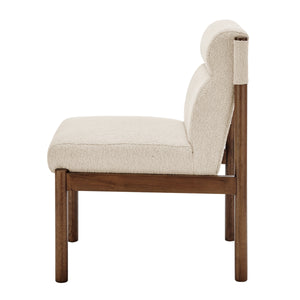 Micah Boucle Dining Side Chair, Palladian Beige