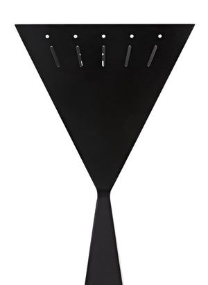 Brixton Floor Lamp, Black Steel