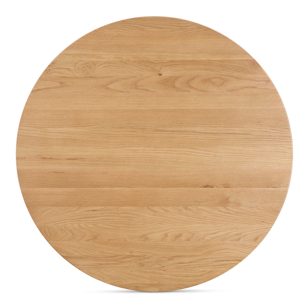 Moe's Godenza Round Dining Table in Natural Oak