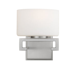 Privet 1 Light Vanity in Brushed Nickel Finish