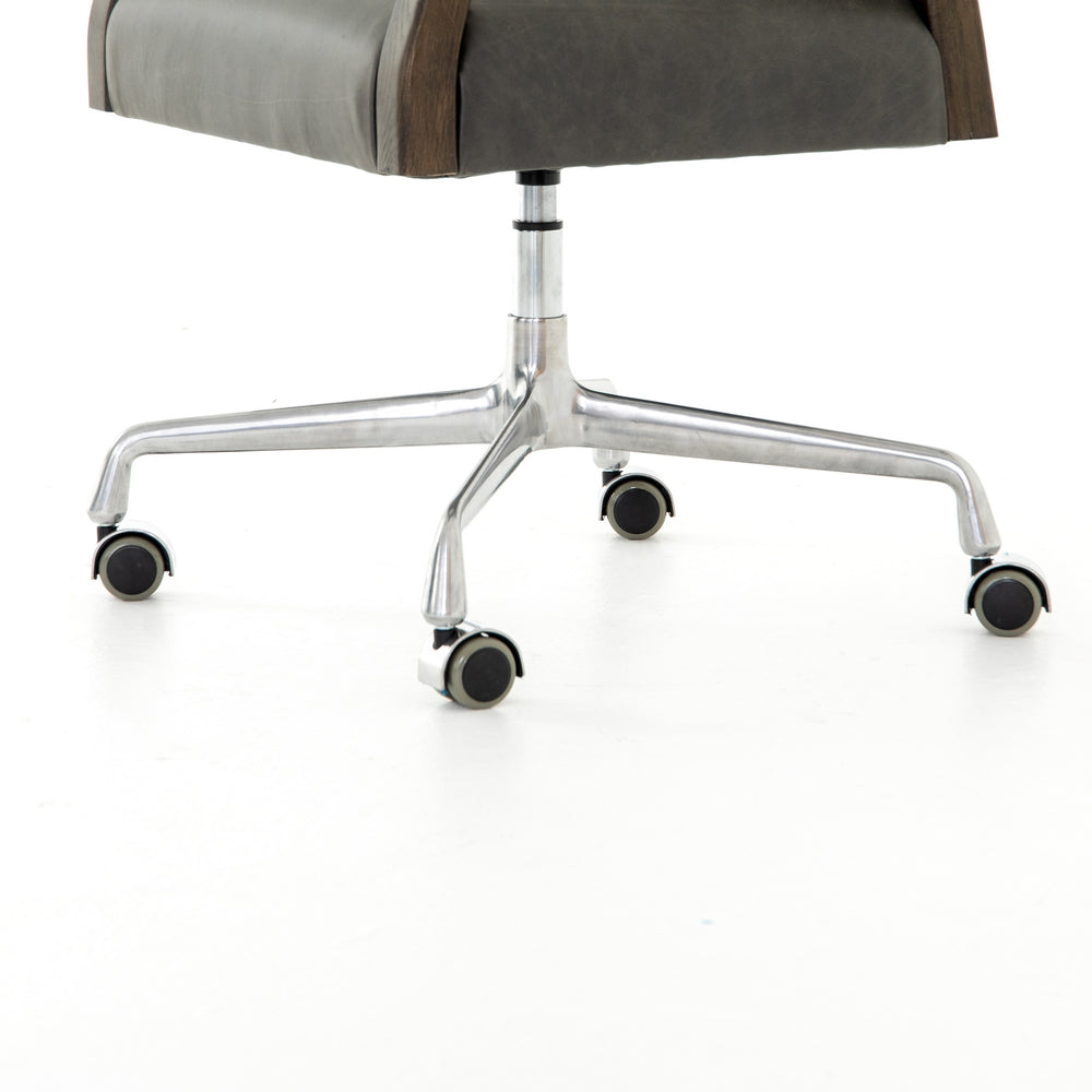 Tyler Traditional Desk Chair-Chaps Ebony