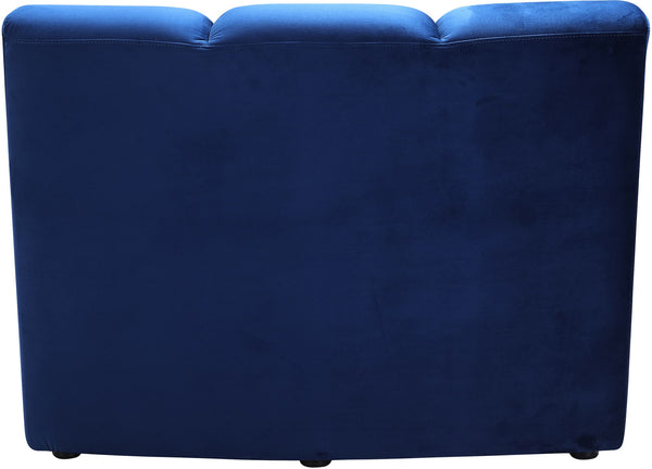 Lynda Modular Chair In Navy Velvet