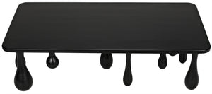 Drop Coffee Table, Hand Rubbed Black