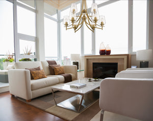Joliet 9 Light Chandelier in Olde Brass Finish