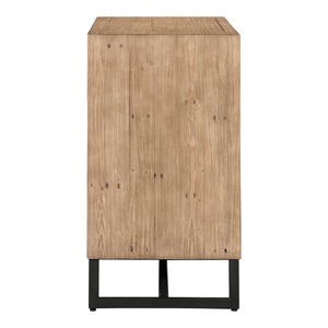 Sierra 2 Door Cabinet Natural Wood