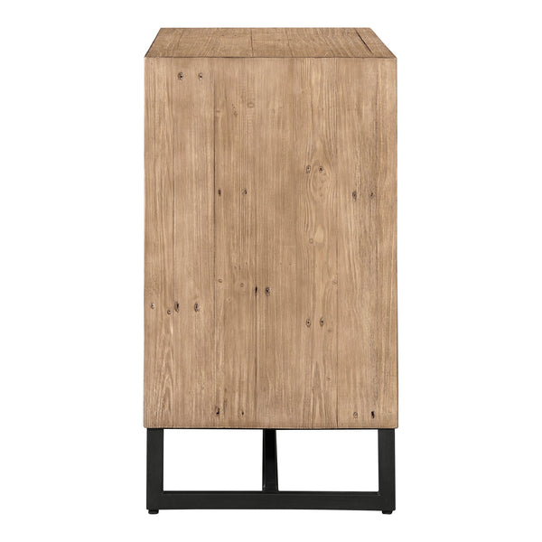 Sierra 2 Door Cabinet Natural Wood