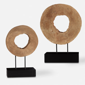 Ashlea Wooden Sculptures S/2
