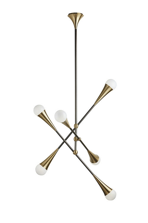 Zenith Ceiling Light - Brass And Black
