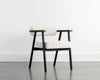 SOVA DINING ARMCHAIR - BLACK - COPENHAGEN WHITE