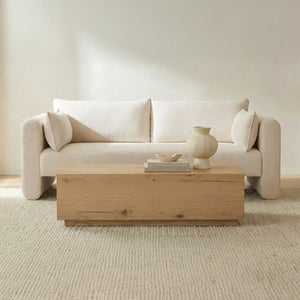 Moore Sofa in Oatmeal Linen Blend