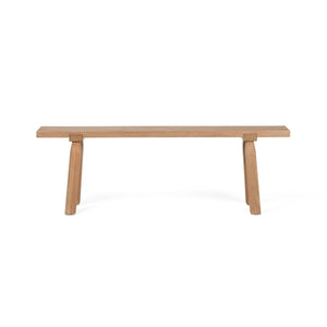 Lahana Accent Bench In Natural Elm