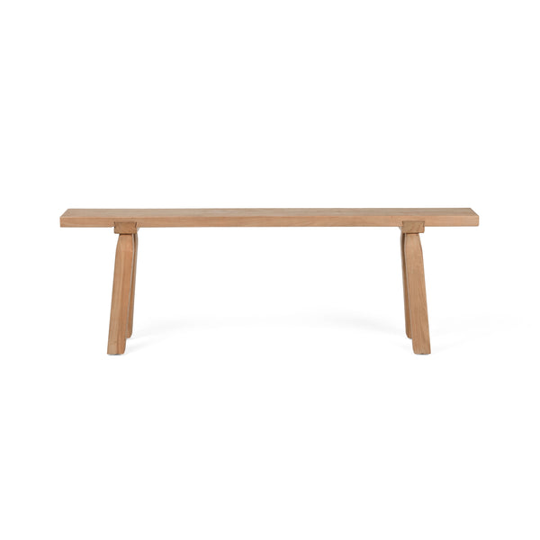 Lahana Accent Bench In Natural Elm