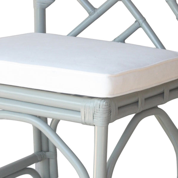 Kara Rattan Counter Stool In Gray 