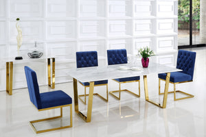 Jaime Dining Table In Gold