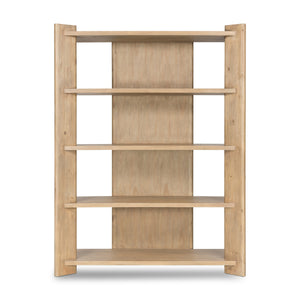Edmund Bookcase In Smoked Pine
