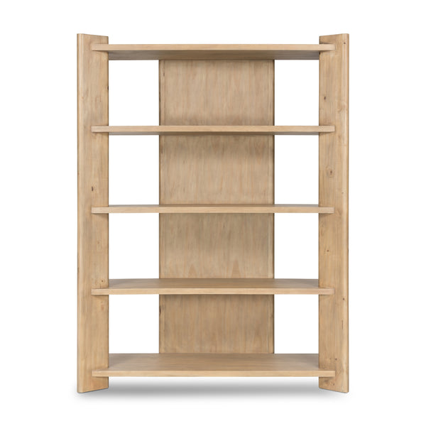 Edmund Bookcase In Smoked Pine