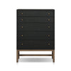Fiona Tall Dresser - Black Raffia