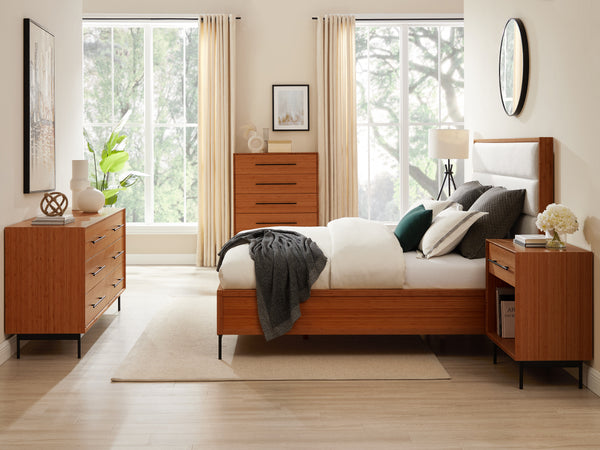 Taylor King Bed, Amber
