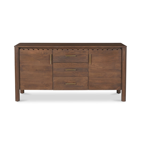 Wiley 3 Drawer Sideboard in Vintage Brown