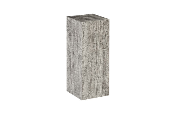 Origins Pedestal, Mitered Chamcha Wood, Grey Stone, MD