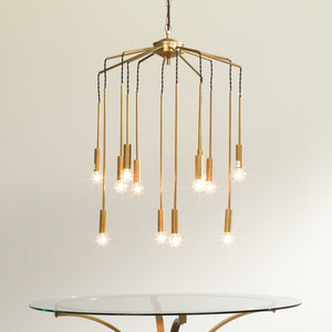 Cascade 12-Light Metal Chandelier