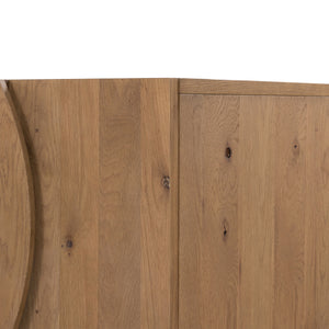 Pickford Media Console In Dusted Oak Veneer