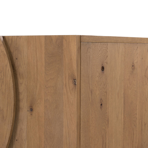 Pickford Media Console In Dusted Oak Veneer