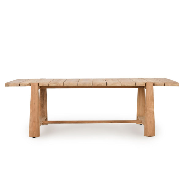 Aston Outdoor Rectangle Dining Table - Natural Teak