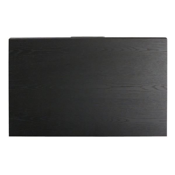 Rosenell Closed Nightstand - Black Oak Veneer