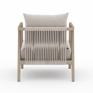 Numa Outdoor Chair in Brown/Stone Grey