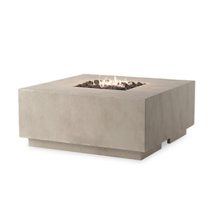 Donovan Outdoor Fire Table In Natural Concrete