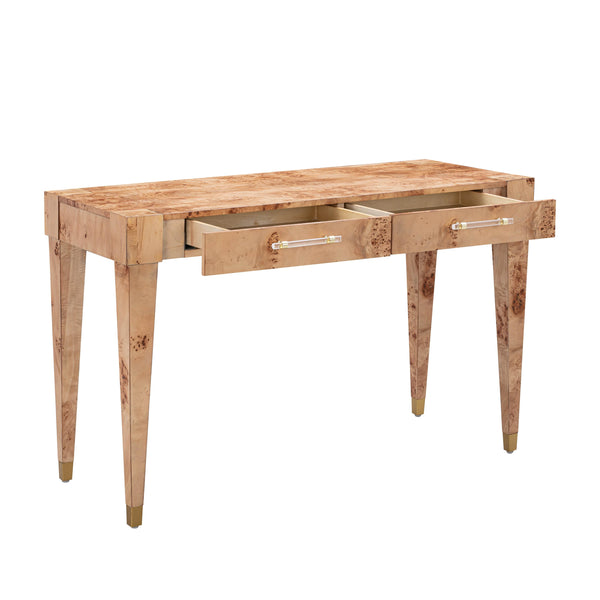 Brandyss Natural Burl Work Desk