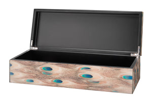 Plume Peacock Decorative Box