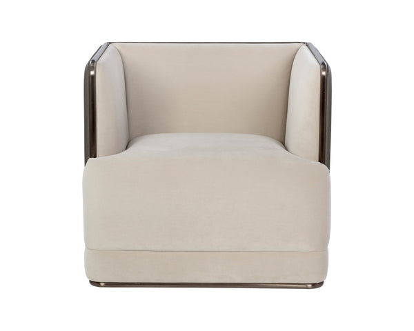 SIERRA ARMCHAIR - MEG TAUPE / PORCINI TAUPE