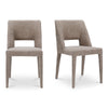 Moe's Joyce Dining Chair Set of 2 in Light Brown