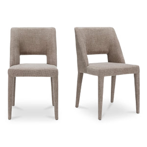 Moe's Joyce Dining Chair Set of 2 in Light Brown