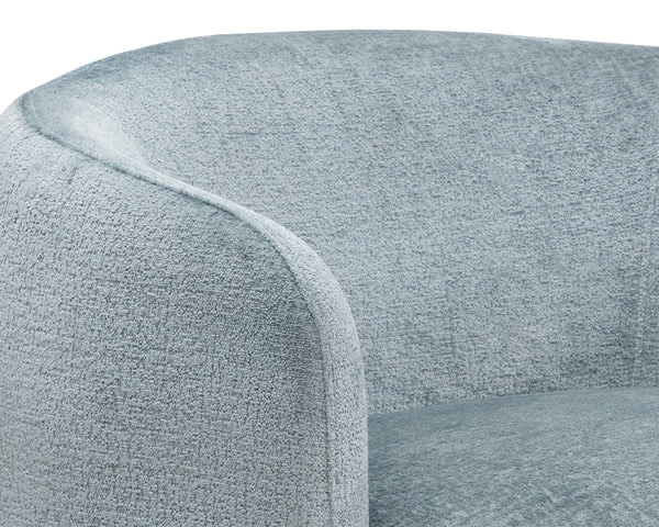 MIRCEA LOUNGE CHAIR - BERGEN FRENCH BLUE