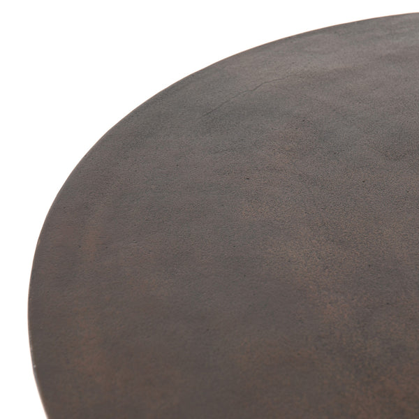 SIMONE BISTRO TABLE-ANTIQUE RUST