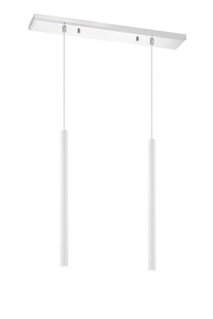 Forest 2 Light Island/Billiard in Chrome Finish