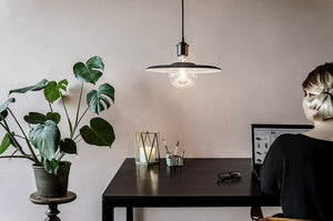 Shade Plug-In Pendant with LED Bulb